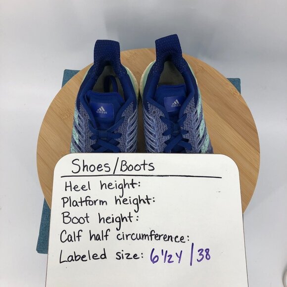 Adidas Solar Boost Running Sneakers in Blue Real Lilac  and Mint women’s size 7 - Picture 13 of 16